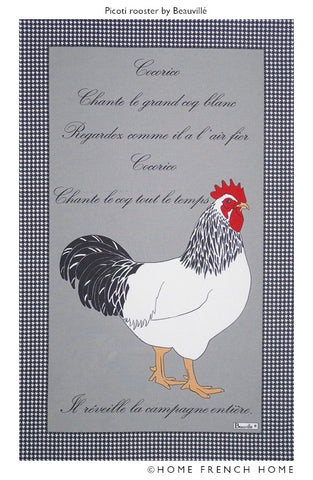 Tea Towel - Picoti rooster