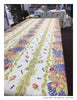 Coated Tablecloth - Lavender and Roses
