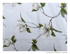 Organza printed tablecloth - white magnolia