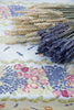 Coated Tablecloth, Round - Lavender and Roses